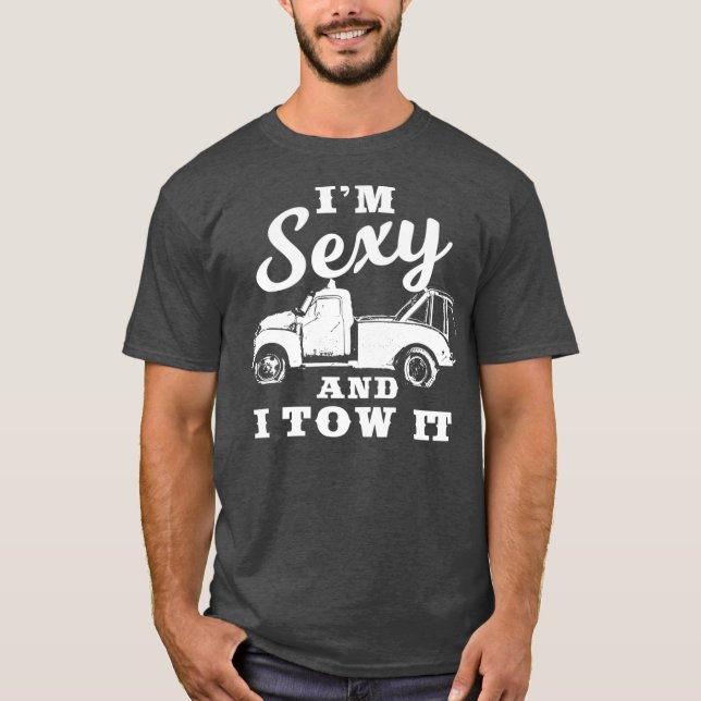 Camiseta Eu sou sexy e eu digo que é engraçado. (Frente)