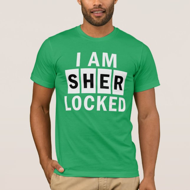 CAMISETA EU SOU SHER FECHADO (Frente)