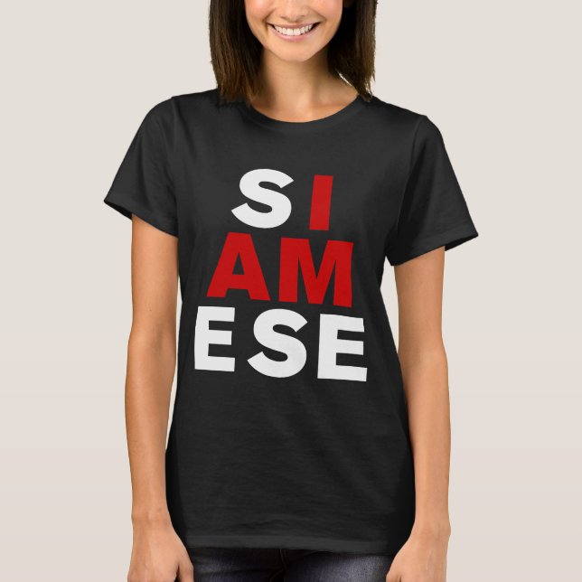 CAMISETA EU SOU SIAMESE (Frente)