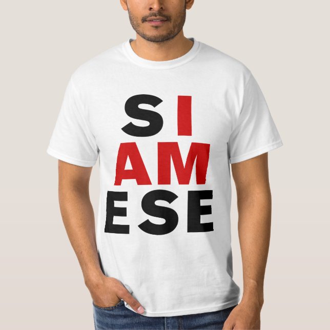 CAMISETA EU SOU SIAMESE (Frente)