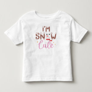 Camiseta Eu sou Snow Cute Baby