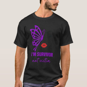 Camiseta Eu sou Sobrevivente Não Vítima da Violência Domést