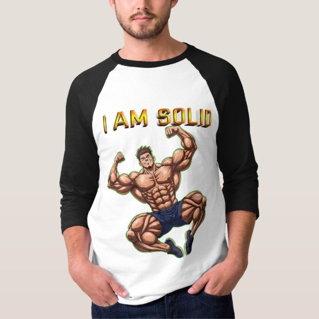 CAMISETA EU SOU SÓLIDO (Frente)