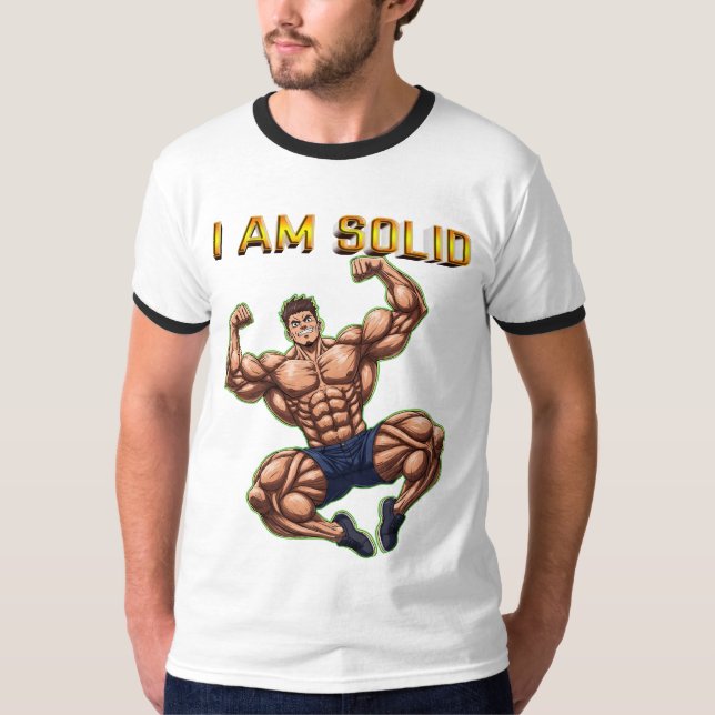 CAMISETA EU SOU SÓLIDO (Frente)