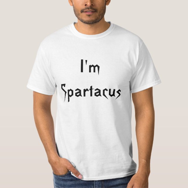 Camiseta Eu sou Spartacus (Frente)