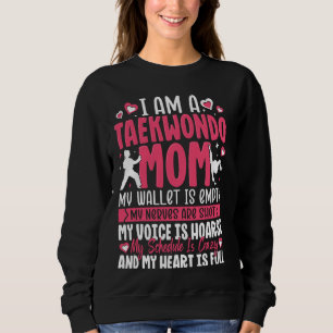 Camiseta Eu sou Taekwondo Mãe Orgulhosa Da Mãe de Luto da F