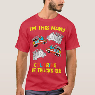 Camiseta Eu sou tantos Caminhões de Corantes Aniversário do