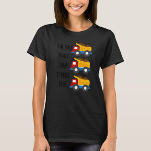 Camiseta Eu sou tantos Caminhões de Poços Velhos 3 Anos 3 A
