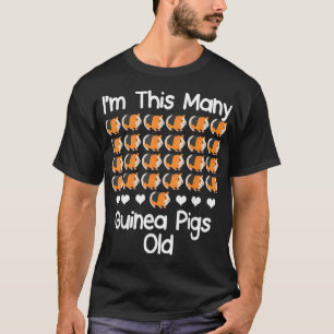 Camiseta Eu sou tantos cobaias Velho aniversário de 25 anos