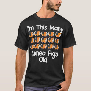 Camiseta Eu sou tantos porquinhos-da-índia de 15 anos