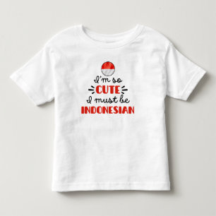 Camiseta Eu sou tão bonitinho, eu devo ser indonésio