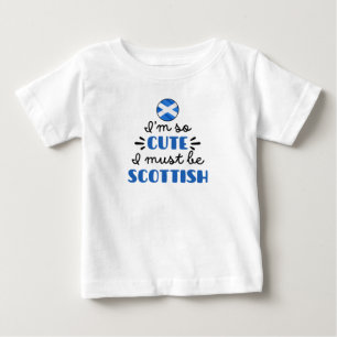 Camiseta Eu sou tão fofo, eu devo ser escocês