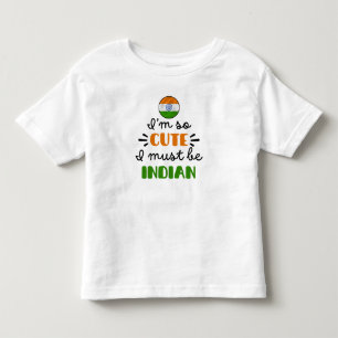 Camiseta Eu sou tão fofo, eu devo ser indiano