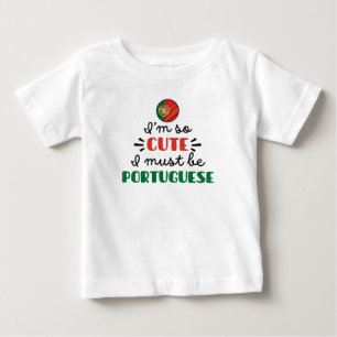 Camiseta Eu sou tão fofo, eu devo ser português