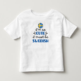 Camiseta Eu sou tão fofo, eu devo ser sueco