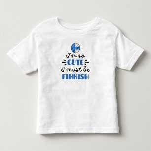Camiseta Eu sou tão fofo que devo ser finlandês