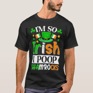 Camiseta Eu sou tão irlandês que faço xamrochas