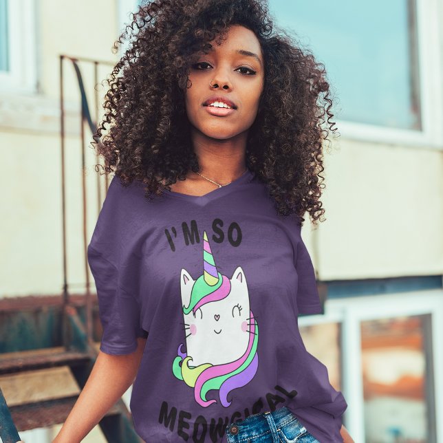 Camiseta Eu sou tão meowgical (Criador carregado)