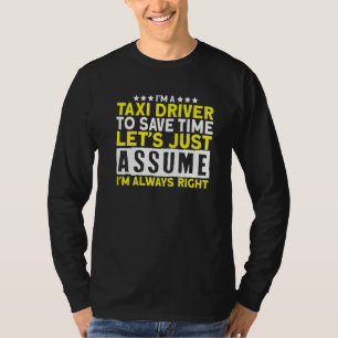 Camiseta Eu sou taxista, motorista de táxi, motorista de tá