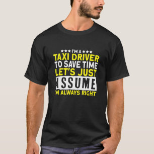 Camiseta Eu sou taxista, motorista de táxi, motorista de tá