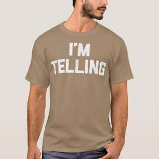 Camiseta Eu sou Tellingengraçado dizendo humor sarcástico d