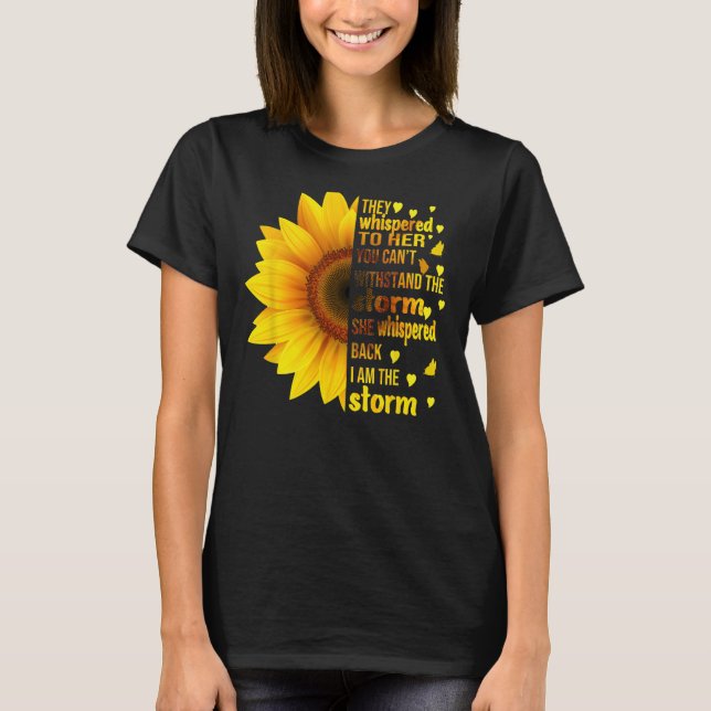 Camiseta Eu Sou Tempestade Que Eles Assaltaram Para Sua Fem (Frente)
