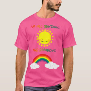 Camiseta Eu Sou Todo Adulto De Sunshine E Rainbows
