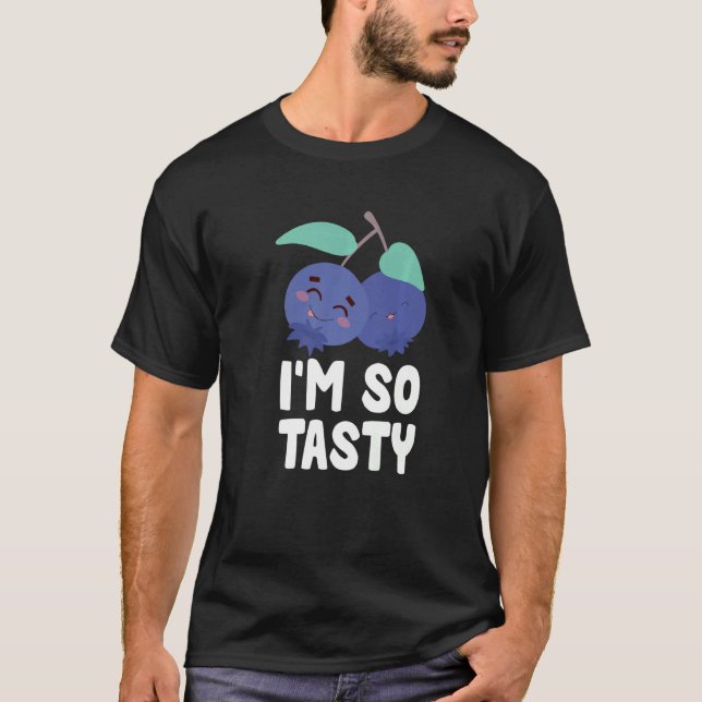 Camiseta Eu sou Torrível Fruta de Amorango Azul (Frente)