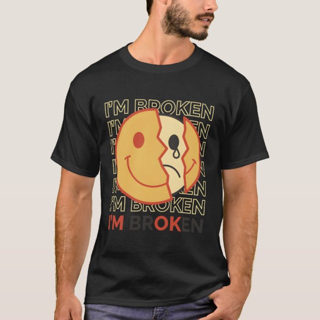 Camiseta Eu Sou Triste Da Depressão (Frente)