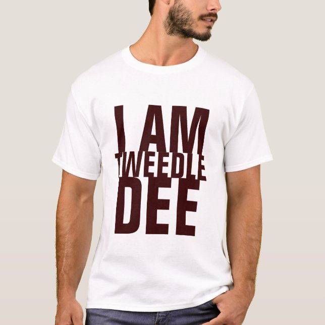 CAMISETA EU SOU TWEEDLE DEE (Frente)