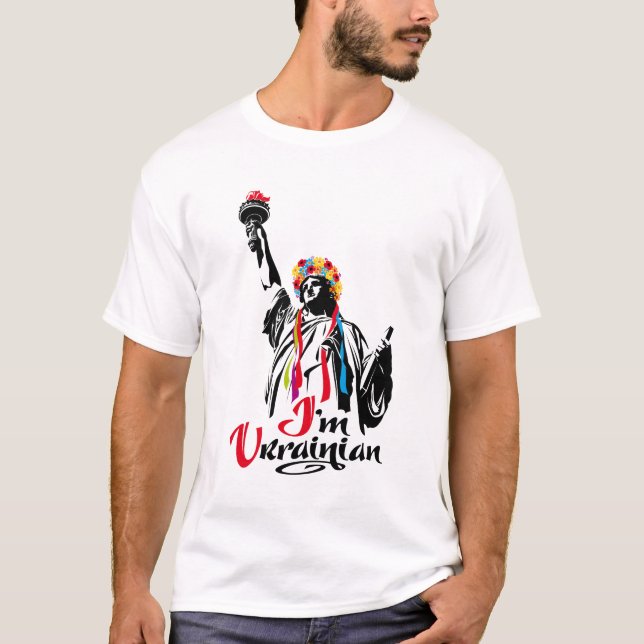 Camiseta Eu sou ucraniano (Frente)