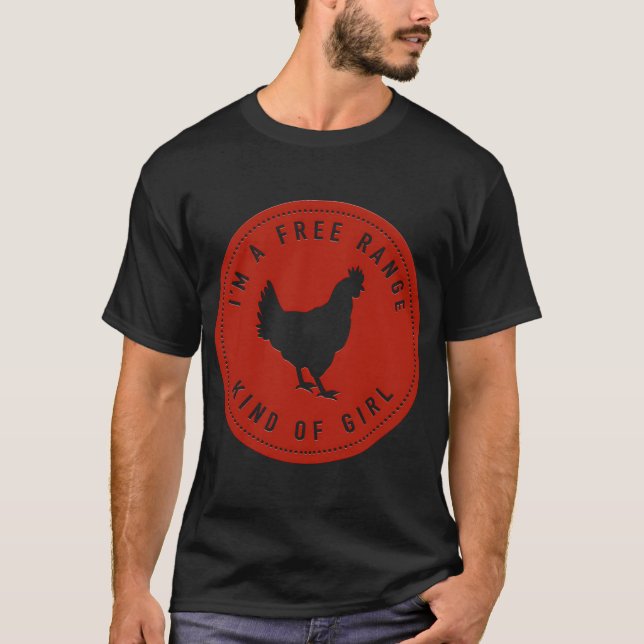 Camiseta Eu Sou Um Agricultor De Frango Saudável (Frente)