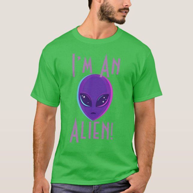 Camiseta Eu Sou Um Alien (Frente)