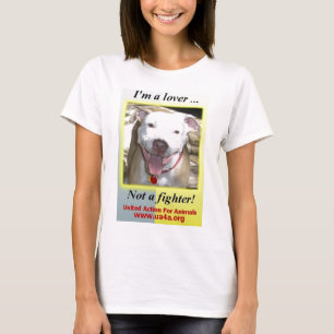 Camiseta Eu sou um amante não um lutador