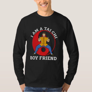 Camiseta Eu Sou Um Amigo Tai Chi Menino Chinês Marcial Chi 