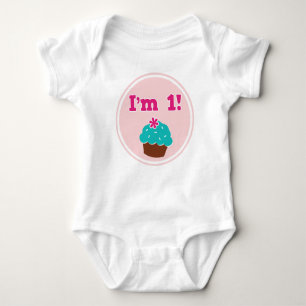 Camiseta Eu sou um aniversário Cupcake