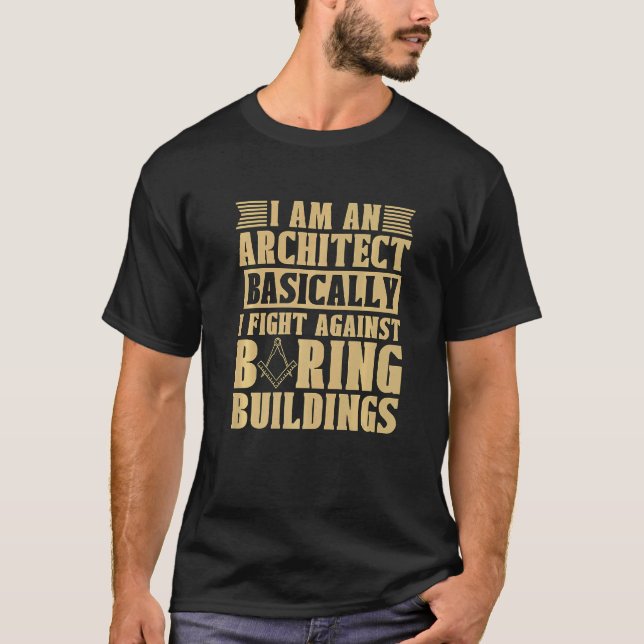 Camiseta Eu Sou Um Arquiteto Basicamente Construindo Arquit (Frente)