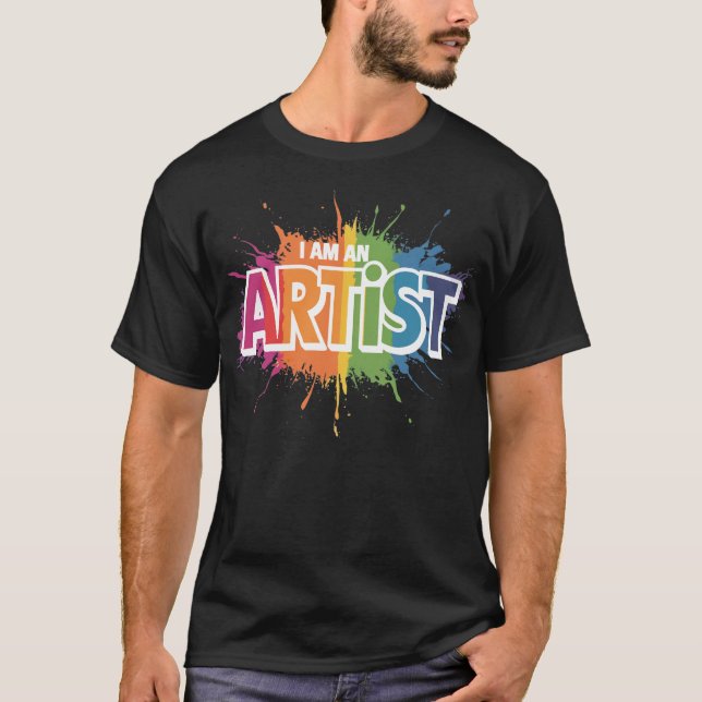 Camiseta Eu sou um artista (Frente)