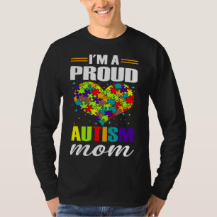 Camiseta Eu Sou Um Autismo Orgulhoso Mãe Autismo Consciênci