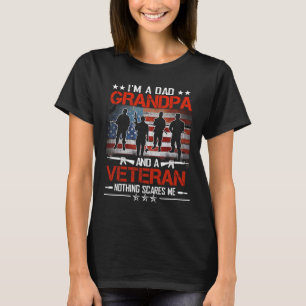 Camiseta Eu Sou Um Avô Pai Proud Veterano Dia de os pais 23