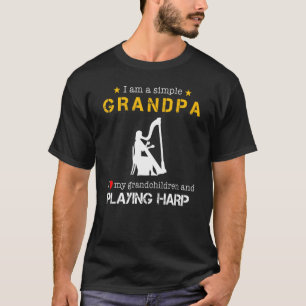Camiseta Eu Sou Um Avô Simples Eu Amo Meus Avós E