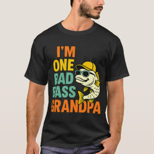 Camiseta Eu Sou Um Avozinho Baixo Malvado Piada de Pesca Di