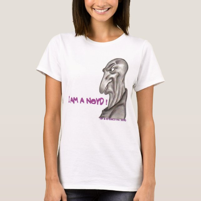 Camiseta EU SOU UM BARULHO! Roupa claro (Frente)