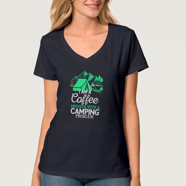 Camiseta Eu sou um Bebê Café com Design de Problema de Acam (Frente)