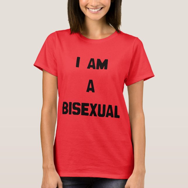 CAMISETA EU SOU UM BISEXUAL (Frente)