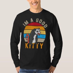 Camiseta Eu Sou Um Bom Gatinho Possum Costume Ogambm