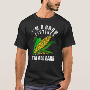 Camiseta Eu sou um bom ouvinte, eu sou todo ouvidos, doce f