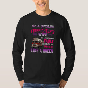 Camiseta Eu Sou Um Bombeiro Maldito A Esposa É Meu Marido S