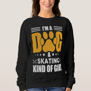 Camiseta Eu sou um Cachorro e Cachorro Tipo Meninas Cachorr