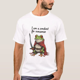 Camiseta Eu sou um canal para Sapo de Disparate Funny Kawai